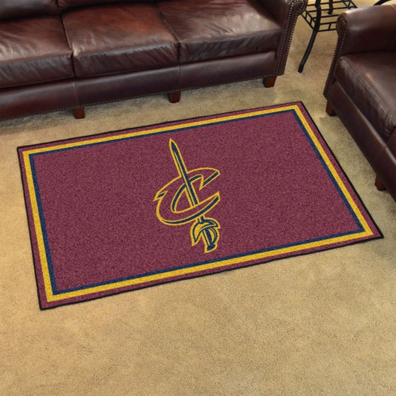 Cleveland Cavaliers 4'x6' Plush Rug