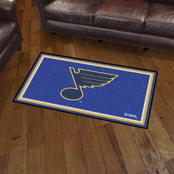 St. Louis Blues 3'x5' Plush Rug