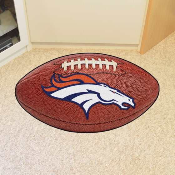 Denver Broncos Football Mat