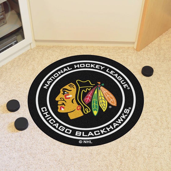 Chicago Blackhawks Puck Mat