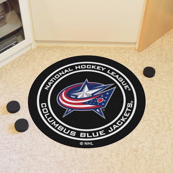 Columbus Blue Jackets Puck Mat