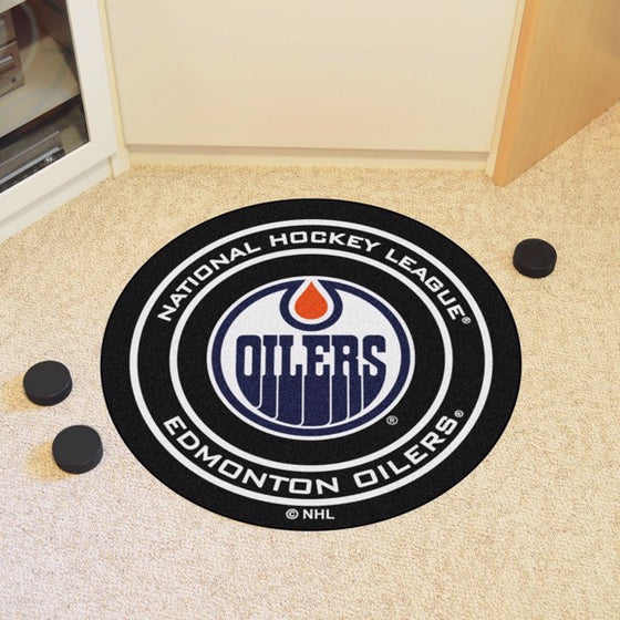 Edmonton Oilers Puck Mat