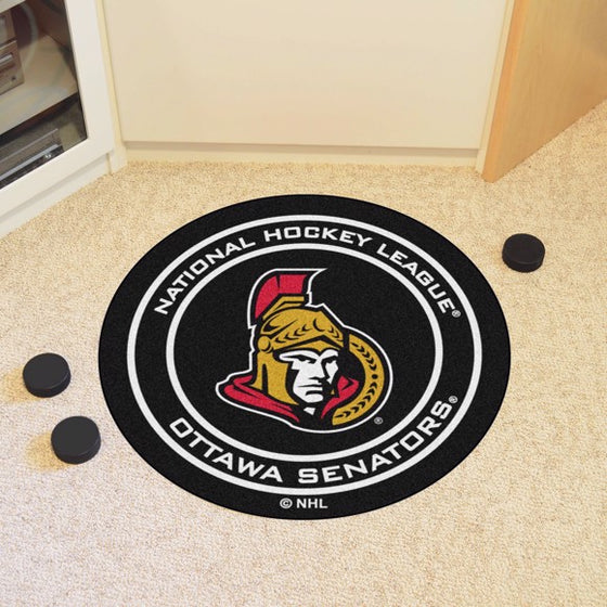 Ottawa Senators Puck Mat