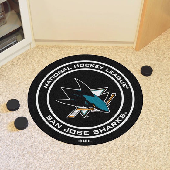 San Jose Sharks Puck Mat