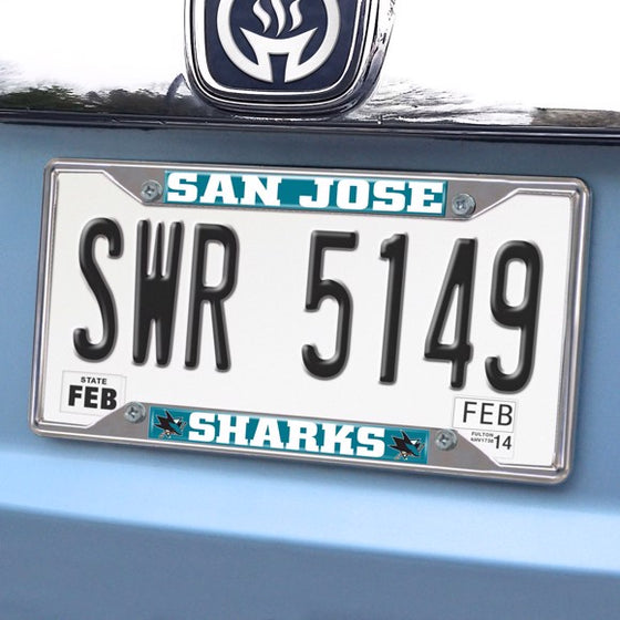 San Jose Sharks License Plate Frame