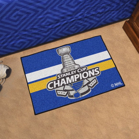 St. Louis Blues 2019 Stanley Cup Champions Starter Mat