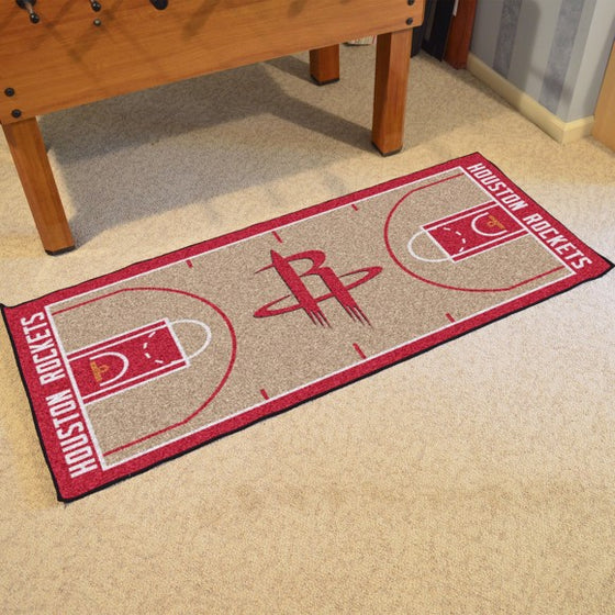 Houston Rockets NBA Court Large Runner