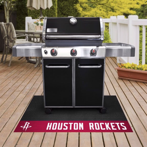 Houston Rockets Grill Mat