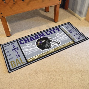 Baltimore Ravens Ticket Runner