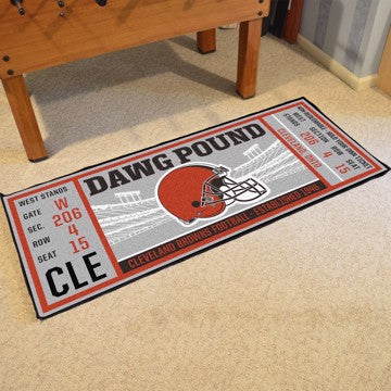 Cleveland Browns Ticket Runner