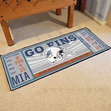 Miami Dolphins Ticket Runner