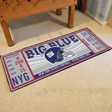 New York Giants Ticket Runner