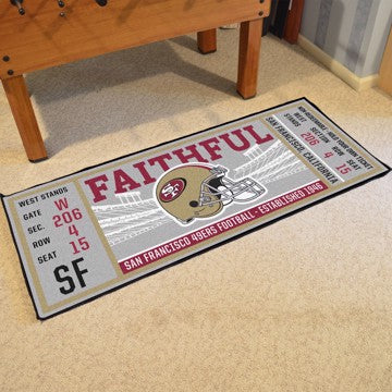 San Francisco 49ers Ticket Runner