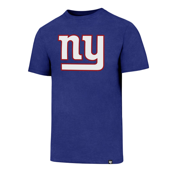 NEW YORK GIANTS ROYAL CLUB TEE MENS - Double Extra Large (XXL - 2XL)