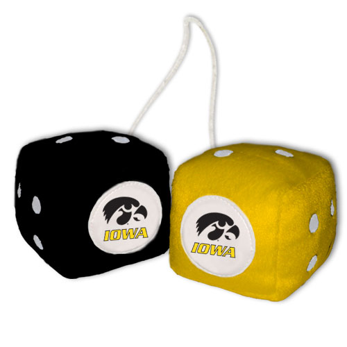 Iowa Hawkeyes Fuzzy Dice