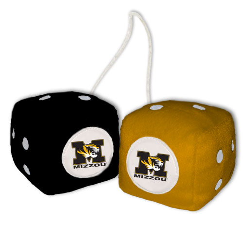 Missouri Tigers Fuzzy Dice