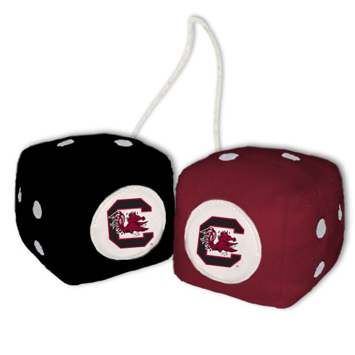 South Carolina Gamecocks Fuzzy Dice