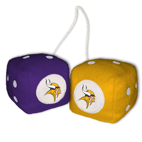 Minnesota Vikings Fuzzy Dice