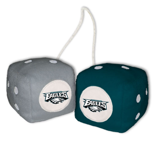 Philadelphia Eagles Fuzzy Dice