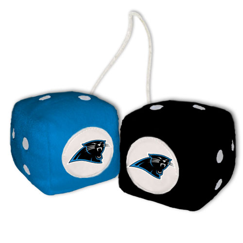 Carolina Panthers Fuzzy Dice