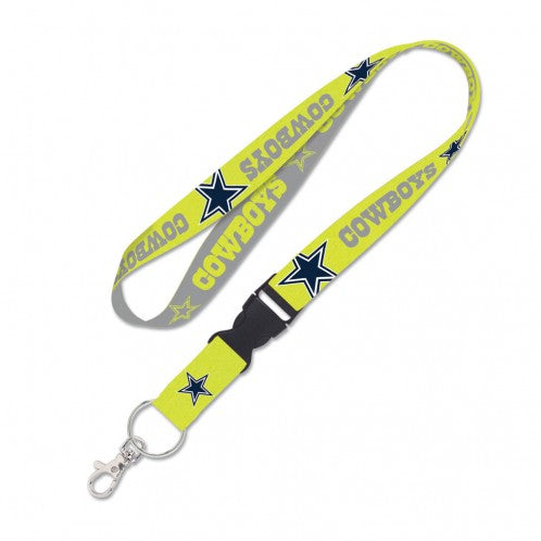 DALLAS COWBOYS NEON- LANYARD W/DETACHABLE BUCKLE