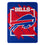 Buffalo Bills Blanket 46x60 Micro Raschel Dimensional Design Rolled