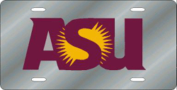 Arizona State Sun Devils License Plate Laser Cut