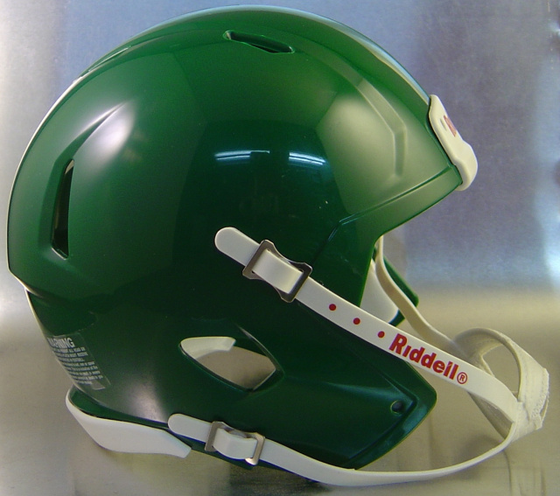 Mini Speed Football Helmet SHELL Kelly Green