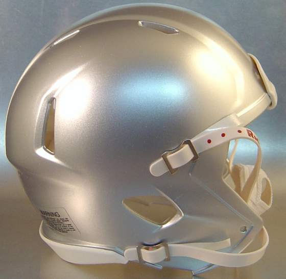 Mini Speed Football Helmet SHELL Silver