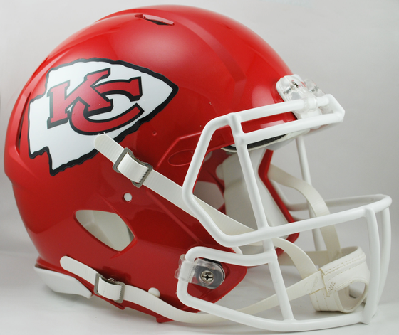 Kansas City Chiefs Speed Football Helmet