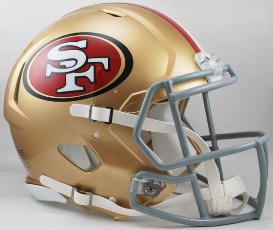 San Francisco 49ers Speed Football Helmet