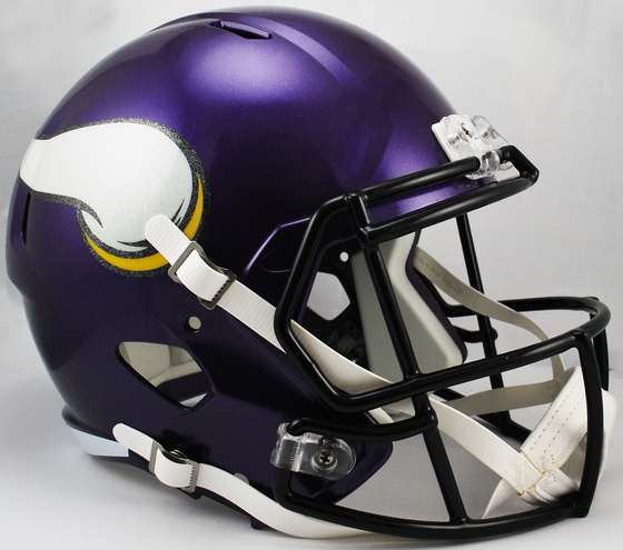 Minnesota Vikings Speed Replica Football Helmet <B>Satin Purple</B>