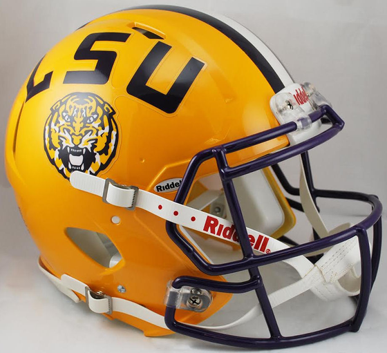 LSU Tigers Speed Football Helmet