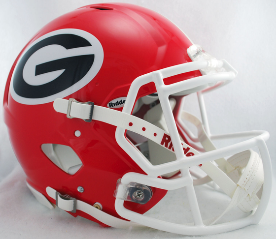 Georgia Bulldogs Speed Football Helmet