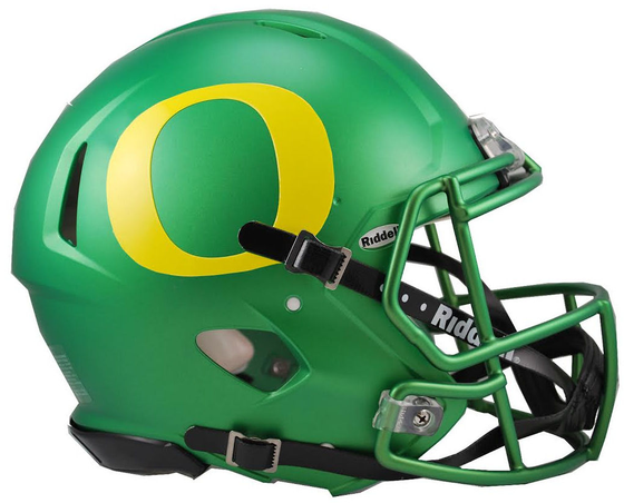 Oregon Ducks Speed Football Helmet Apple Green