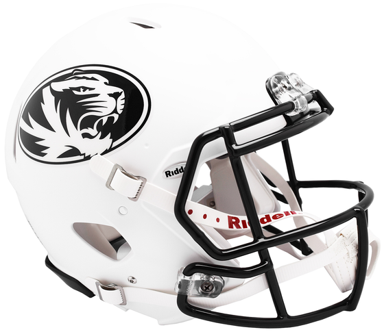 Missouri Tigers Speed Football Helmet <B>2018 Matte White</B>