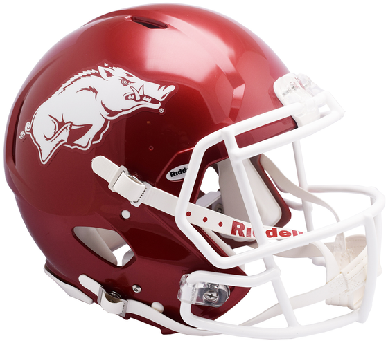 Arkansas Razorbacks Speed Football Helmet <B>2018 Gloss</B>