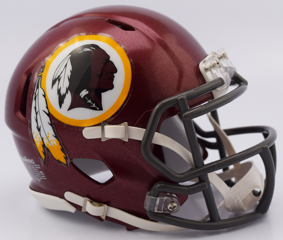 Washington Redskins NFL Mini Speed Football Helmet <B>Tribute Discontinued!</B></B>