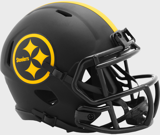 Pittsburgh Steelers NFL Mini Speed Football Helmet <B>ECLIPSE</B>