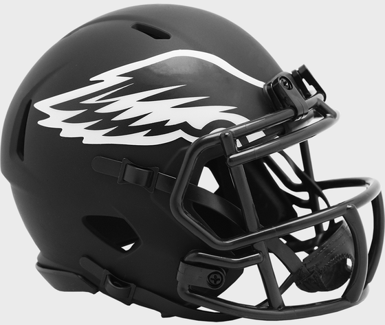 Philadelphia Eagles NFL Mini Speed Football Helmet <B>ECLIPSE</B>