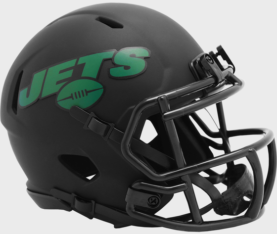 New York Jets NFL Mini Speed Football Helmet <B>ECLIPSE</B>