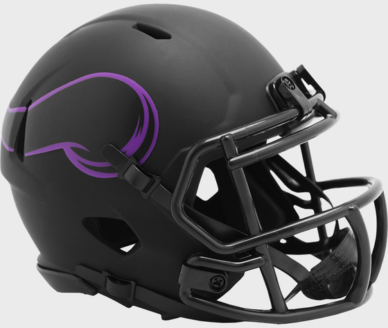 Minnesota Vikings NFL Mini Speed Football Helmet <B>ECLIPSE</B>