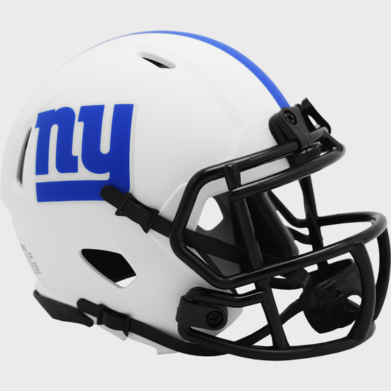 New York Giants NFL Mini Speed Football Helmet <B>LUNAR ECLIPSE</B>