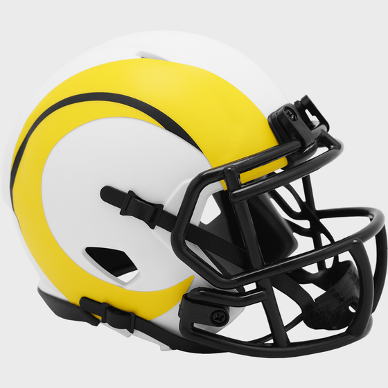 Los Angeles Rams NFL Mini Speed Football Helmet <B>LUNAR ECLIPSE</B>
