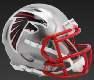 Atlanta Falcons NFL Mini Speed Football Helmet FLASH