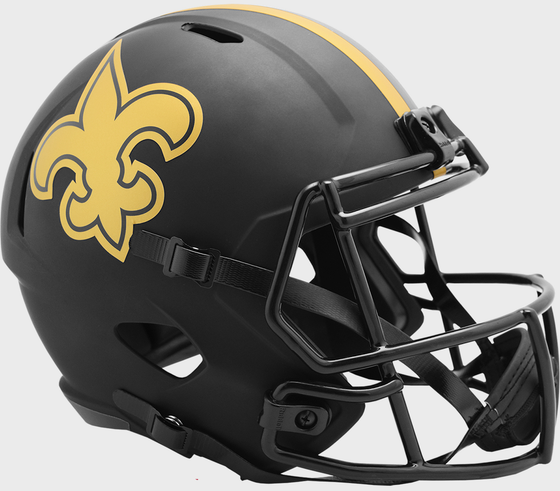 New Orleans Saints Speed Replica Football Helmet <B>ECLIPSE </B>