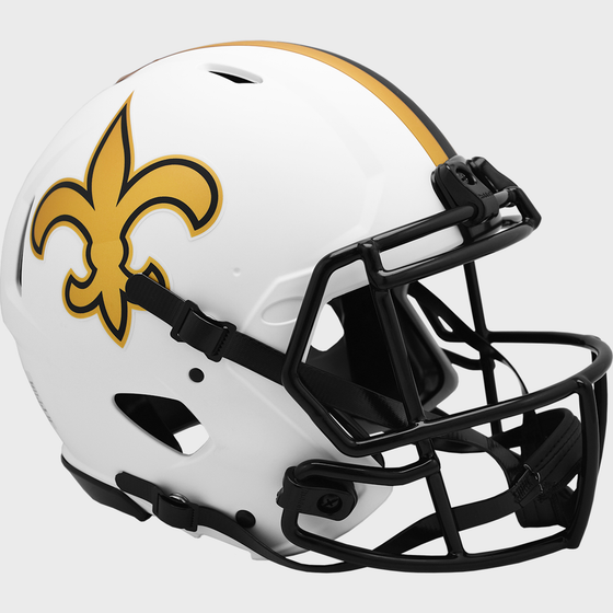 New Orleans Saints Speed Football Helmet <B>LUNAR ECLIPSE</B>