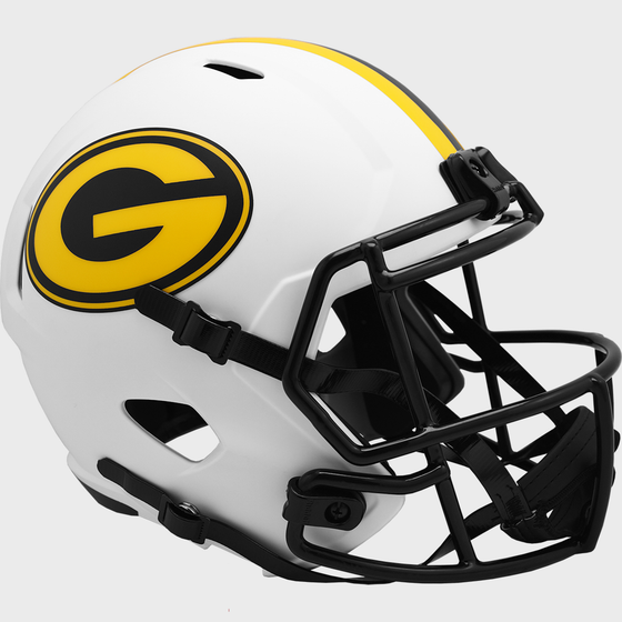 Green Bay Packers Speed Replica Football Helmet <B>LUNAR ECLIPSE</B>