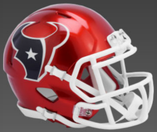 Houston Texans NFL Mini Speed Football Helmet FLASH