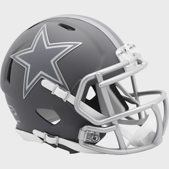 Dallas Cowboys NFL Mini Speed Football Helmet <B>SLATE</B>